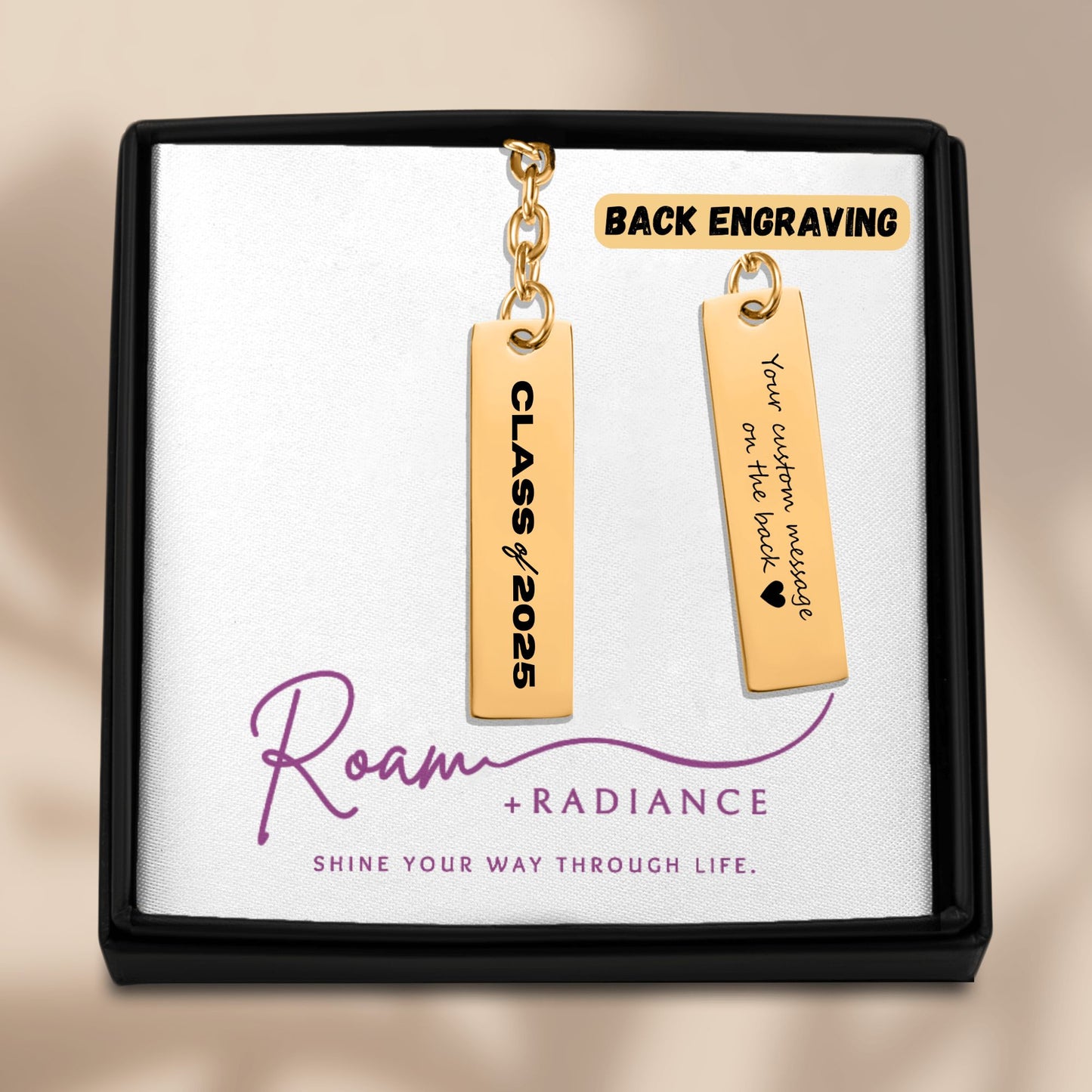 Class of 2025 - Vertical Bar Keychain