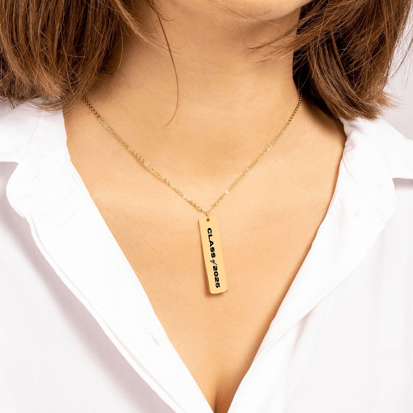 Class of 2025 - Vertical Bar Necklace