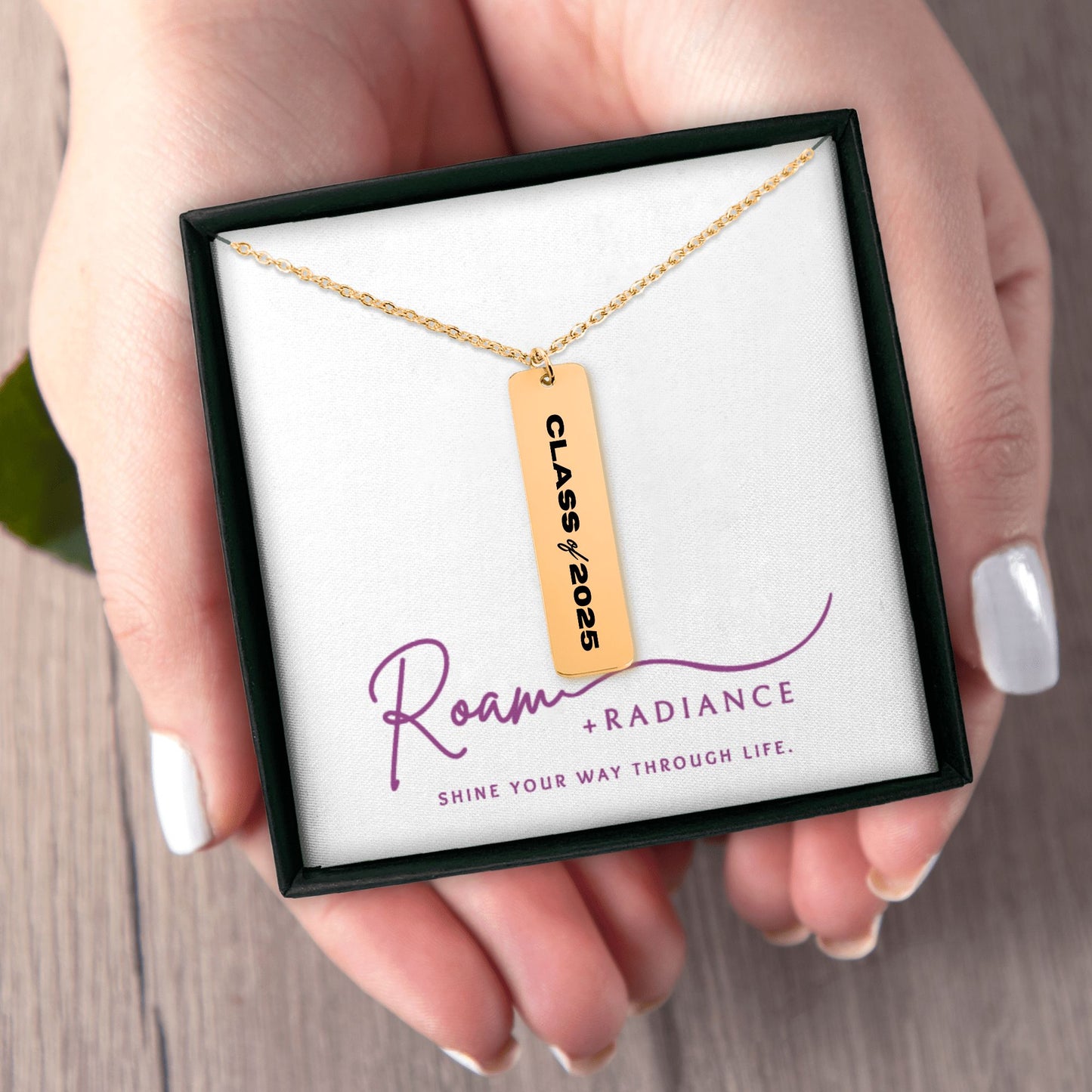 Class of 2025 - Vertical Bar Necklace