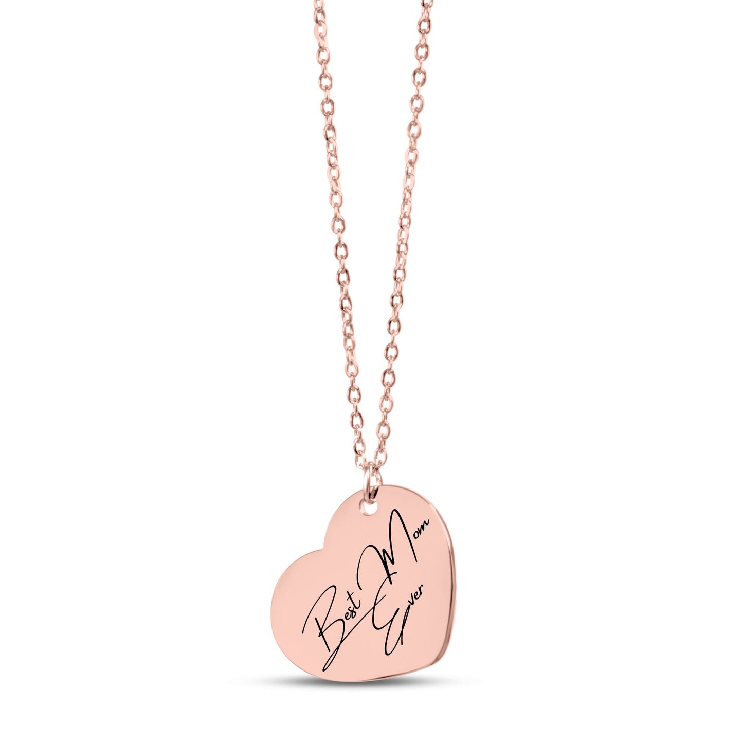 Best Mom Ever Heart Necklace