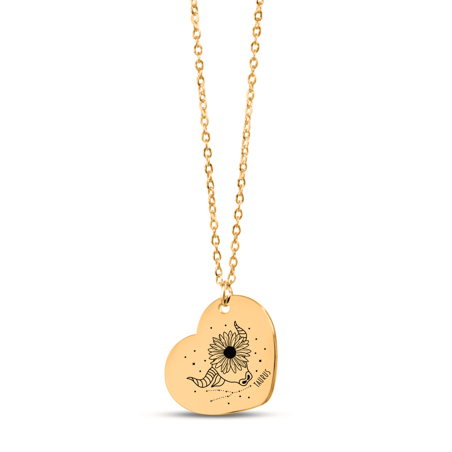 Taurus Zodiac Sign Necklace